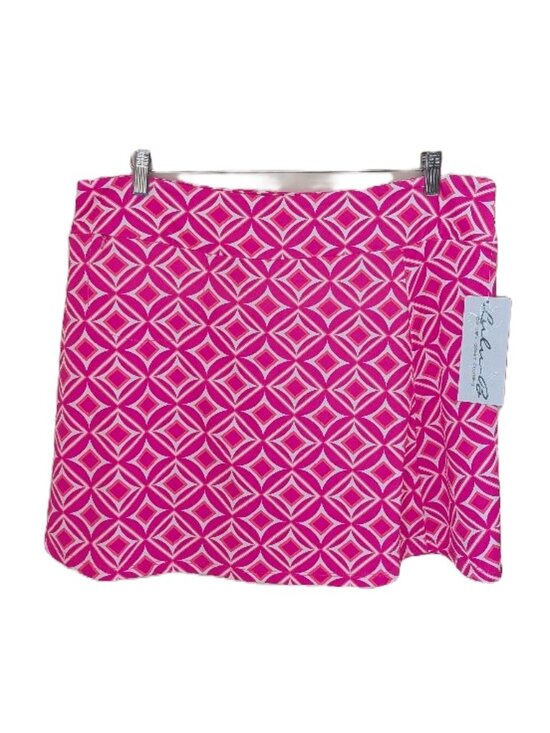 Lulu-B Dresses & Skirts - Lulu B Pink Diamond Cha Cha Skort Activewear UPF 50+ Size XL NWT